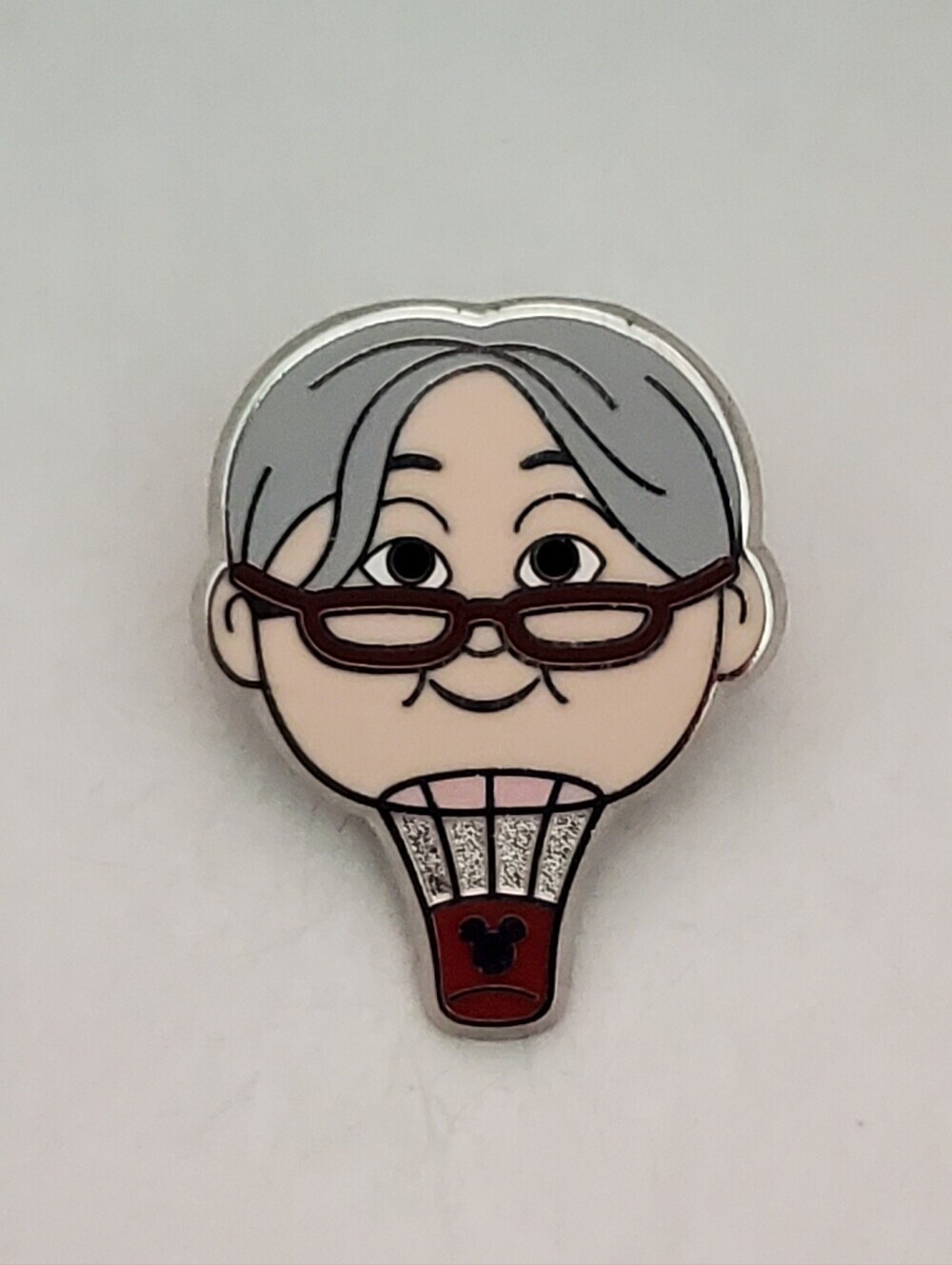 Disney Pin Trading UP Ellie Fredricksen Hot Air Balloon Hidden Mickey Pin
